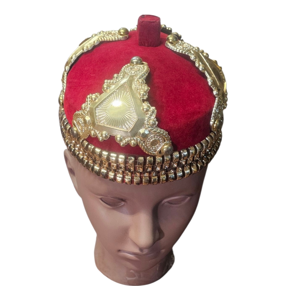Please Massage Me Your Colore Velvet Hat Embellishments Africa Men Hat